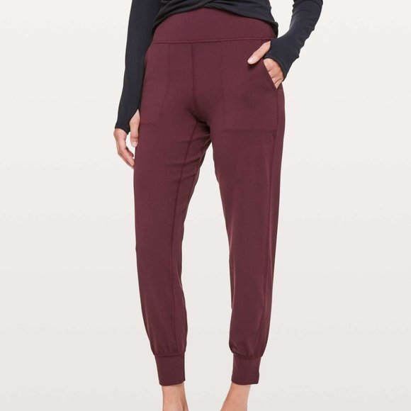 Lululemon Align Joggers Buttery Soft Nulu High Rise Cassis Dark Purple 12